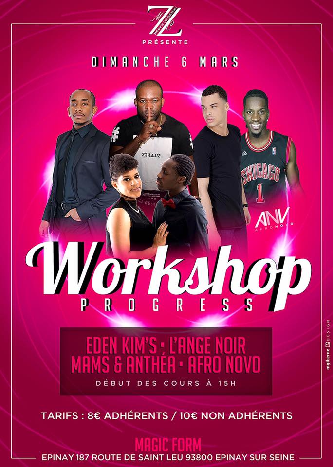 Workshop progress kizomba semba afro housse edition