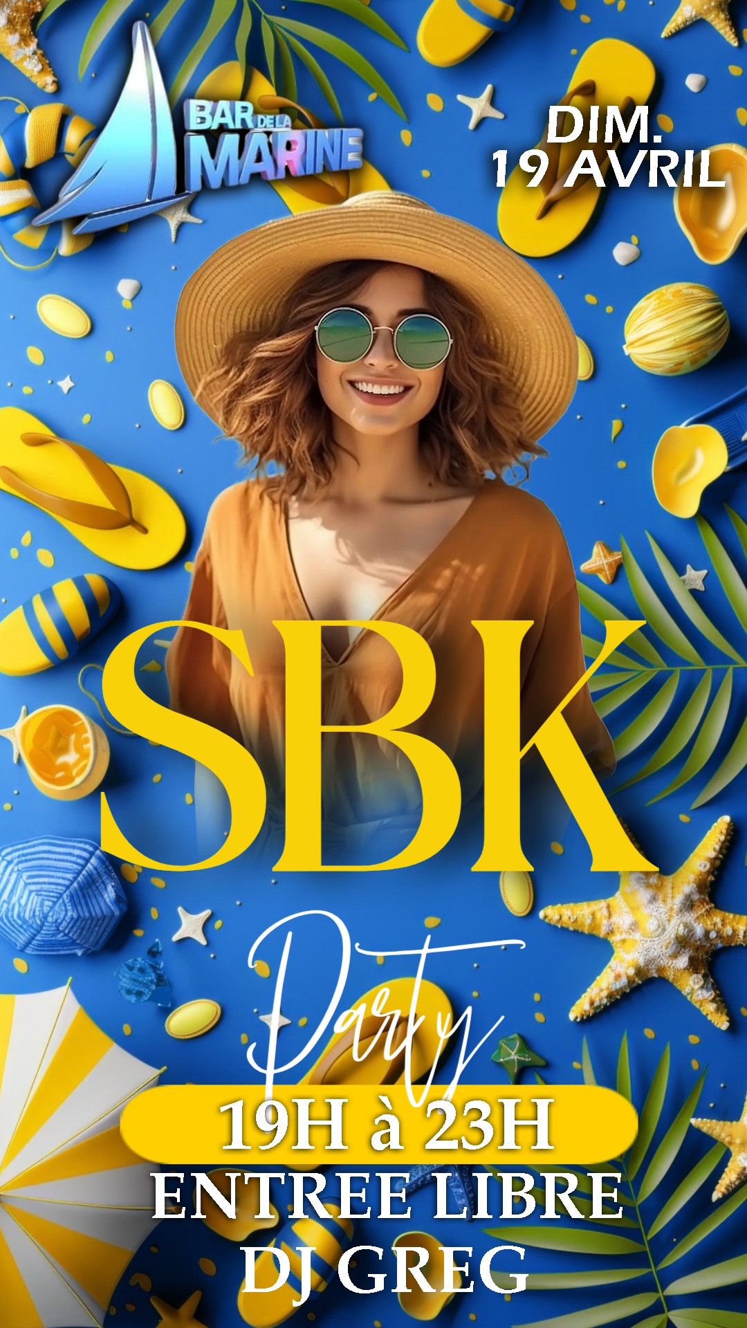 ⭐NOUVEAU SPECIAL SBK ⭐ ENTREE GRATUITE DIMANCHE 19 AVRIL au Bar de la Marine 19H à 23H DJ GREG