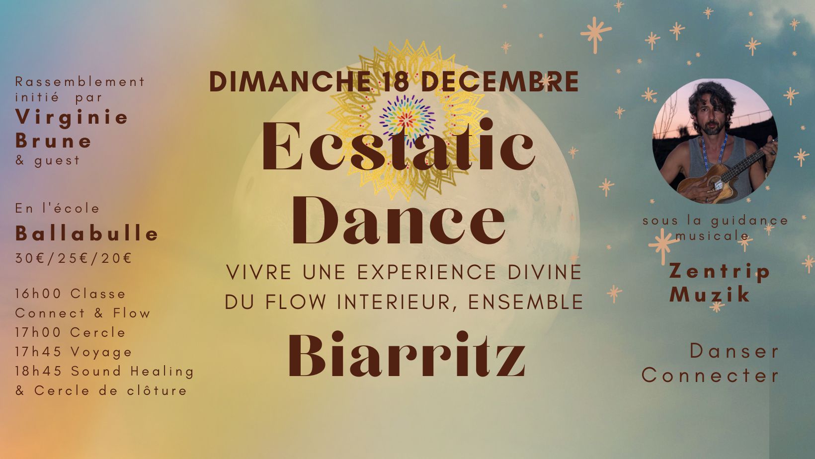 Ecstatic Dance & Divine experience avec Zentrip Muzik