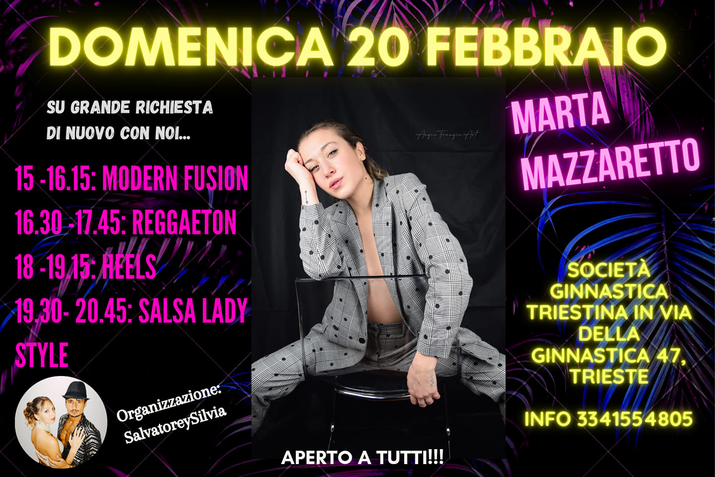 Stage con Marta Mazzaretto a Trieste