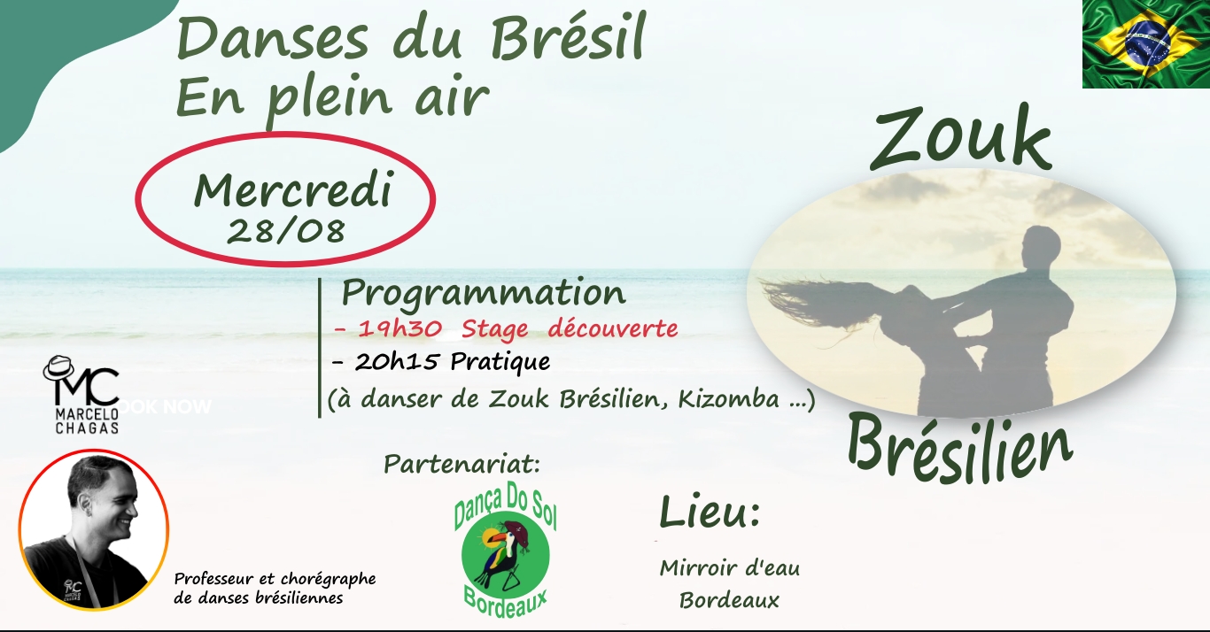 Danses du Brésil en plein air ( Zouk Brésilien )