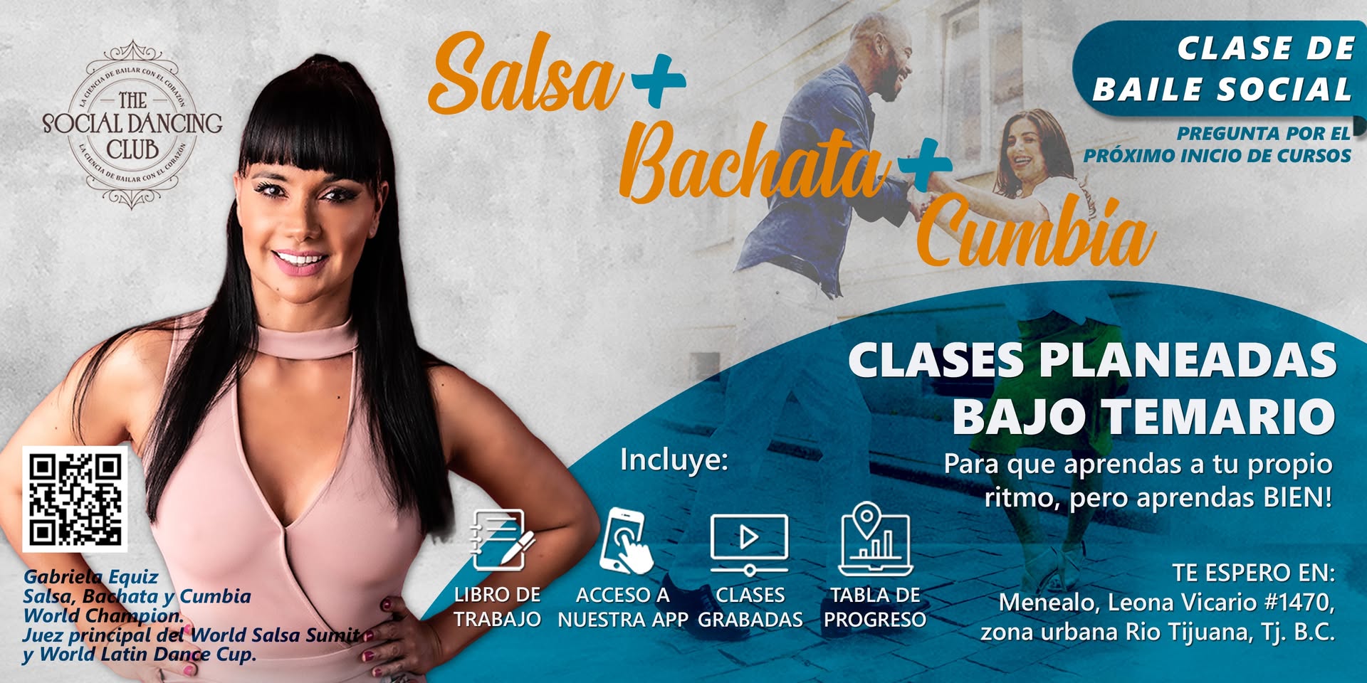 Curso de Salsa, Bachata y Cumbia (Fundamentos Progresivos)