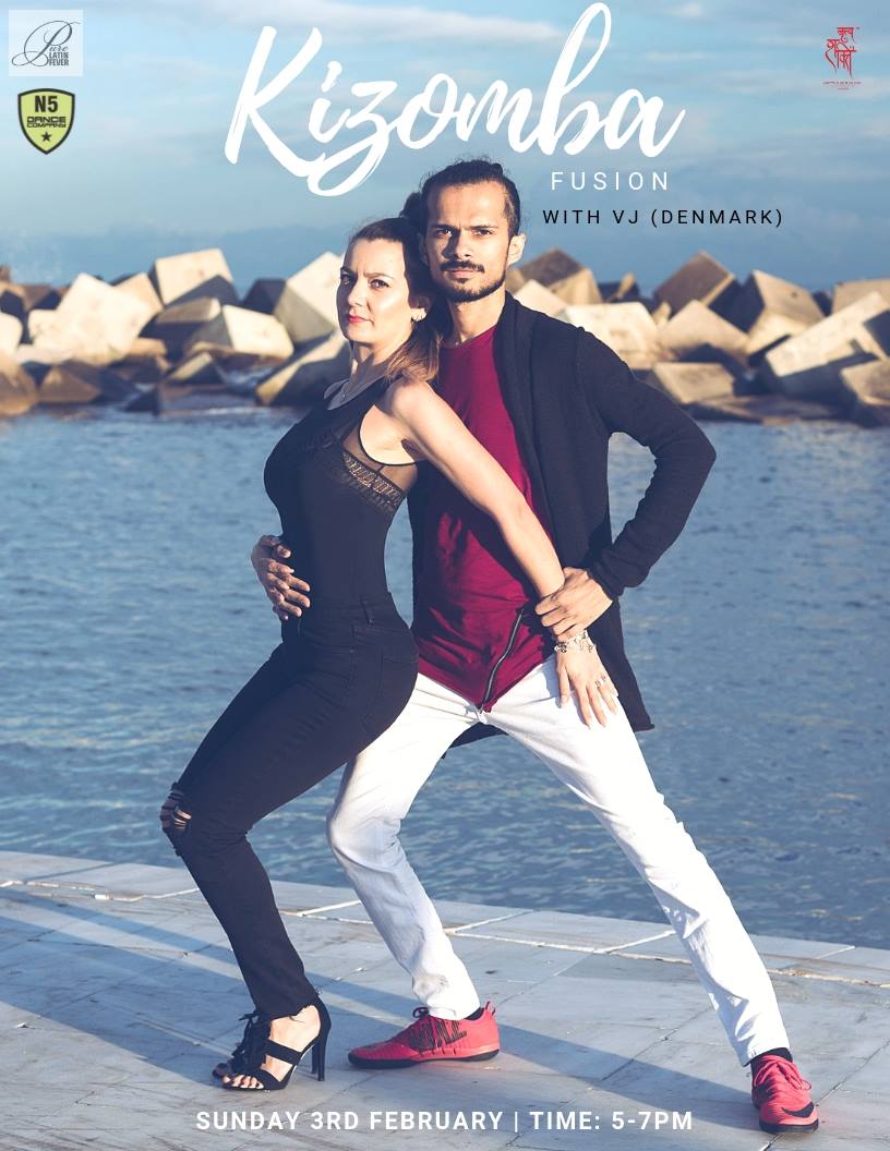 Kizomba fusion with VJ (Denmark) Intermediate level