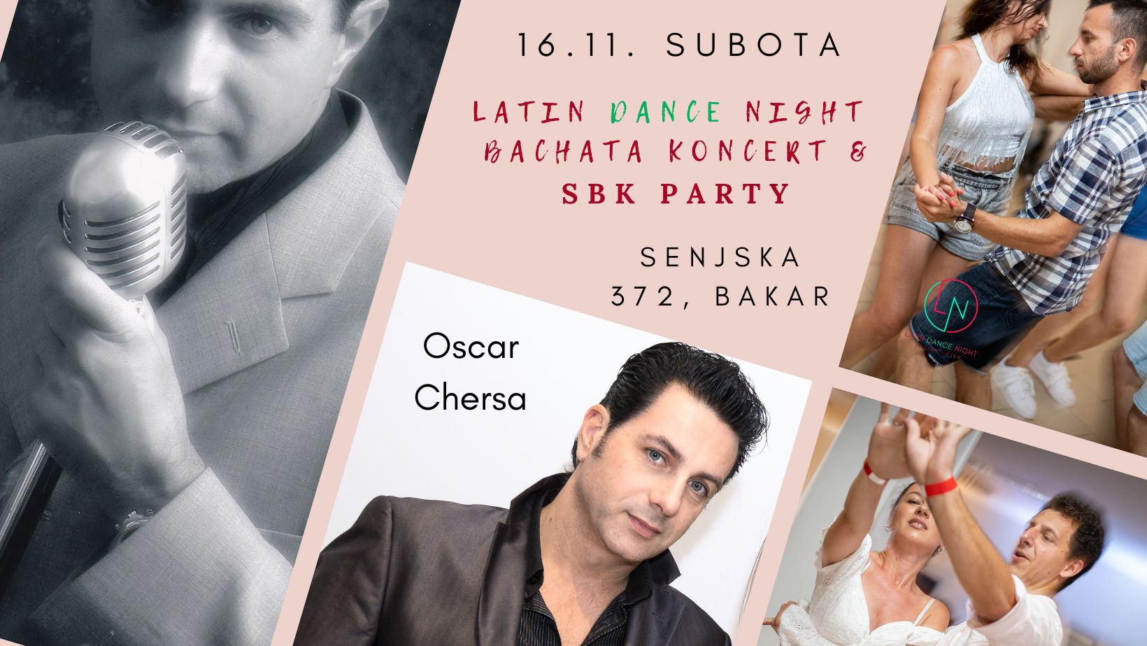Latin Dance Night Bachata koncert & SBK party