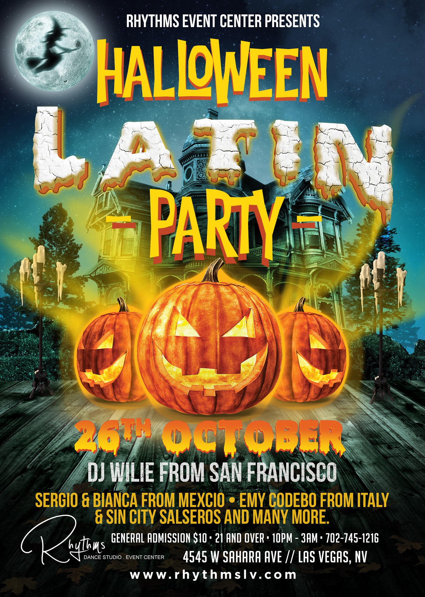 Halloween Latin Party at Rhythms
