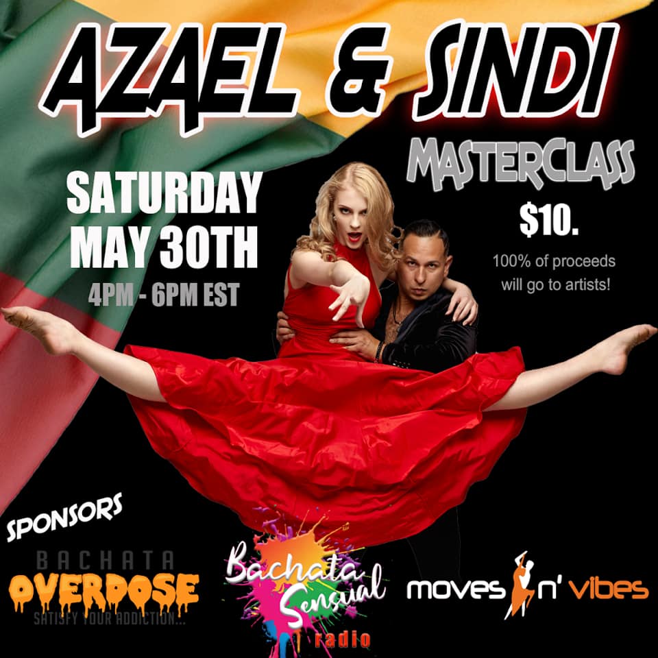 Bachata online Masterclass w Azael & Sindi (Europe)