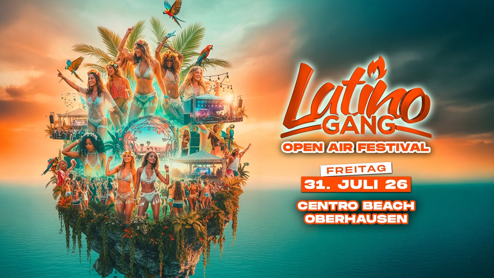 31.07 • LatinoGANG x Centro Beach - Latin Caribbean Open Air Festival
