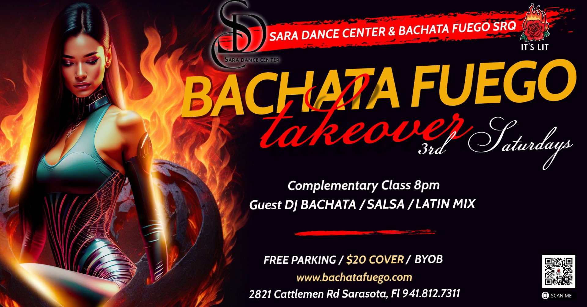 Bachata Fuego Takeover - Saturday August 15th