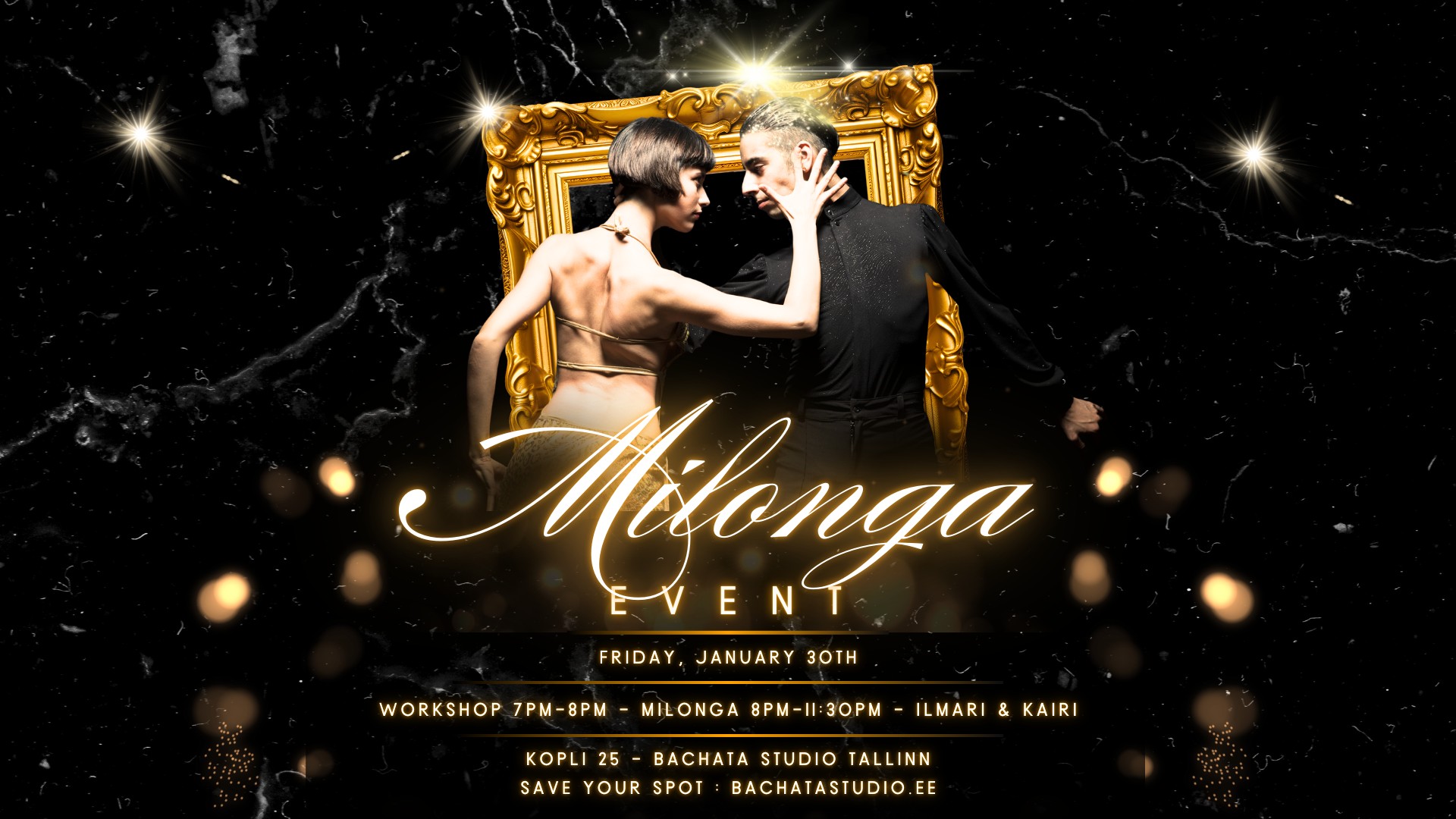 Milonga in Bachata Studio Tallinn β¨π