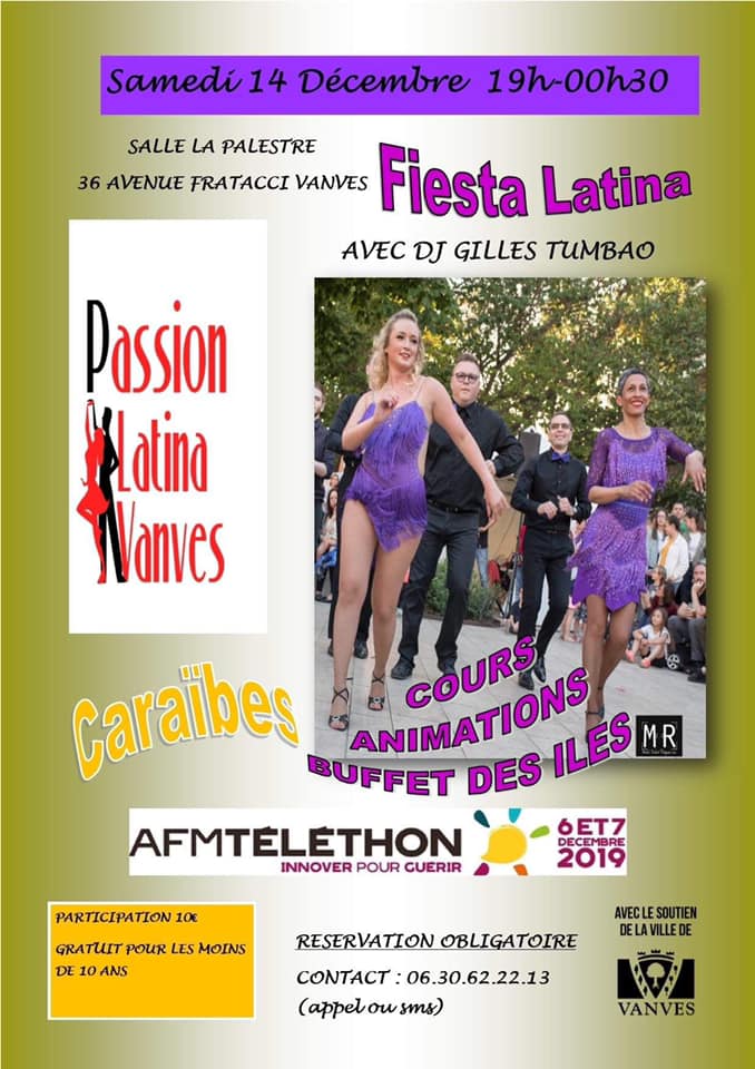 Fiesta Latina spéciale Téléthon
