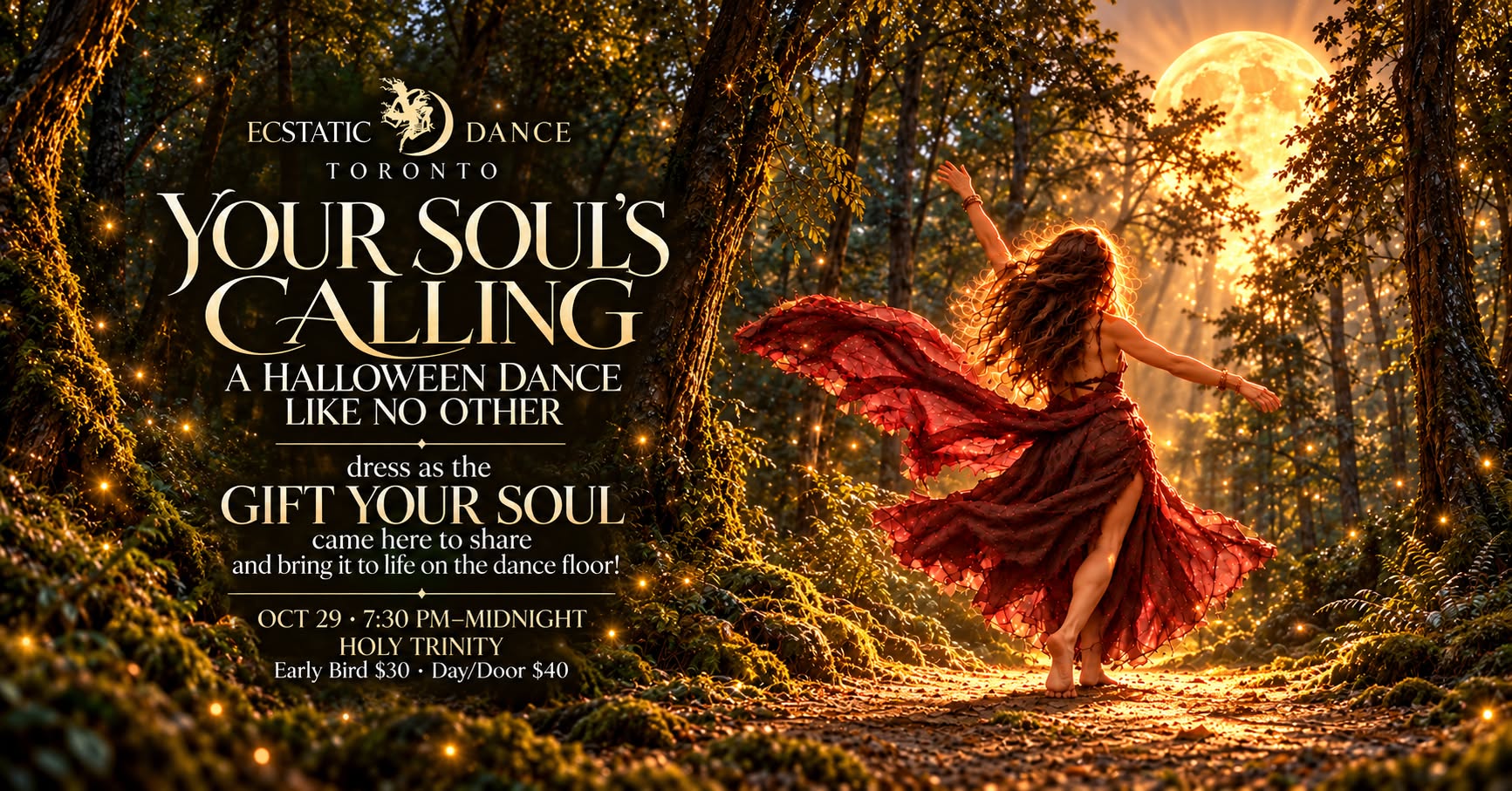 YOUR SOUL'S CALLING -- SOBER HALLOWEEN ECSTATIC DANCE