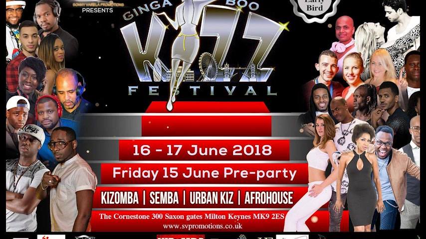 Ginga Boo Kizz Festival UK 15-16-17 June 2018 #GBKF