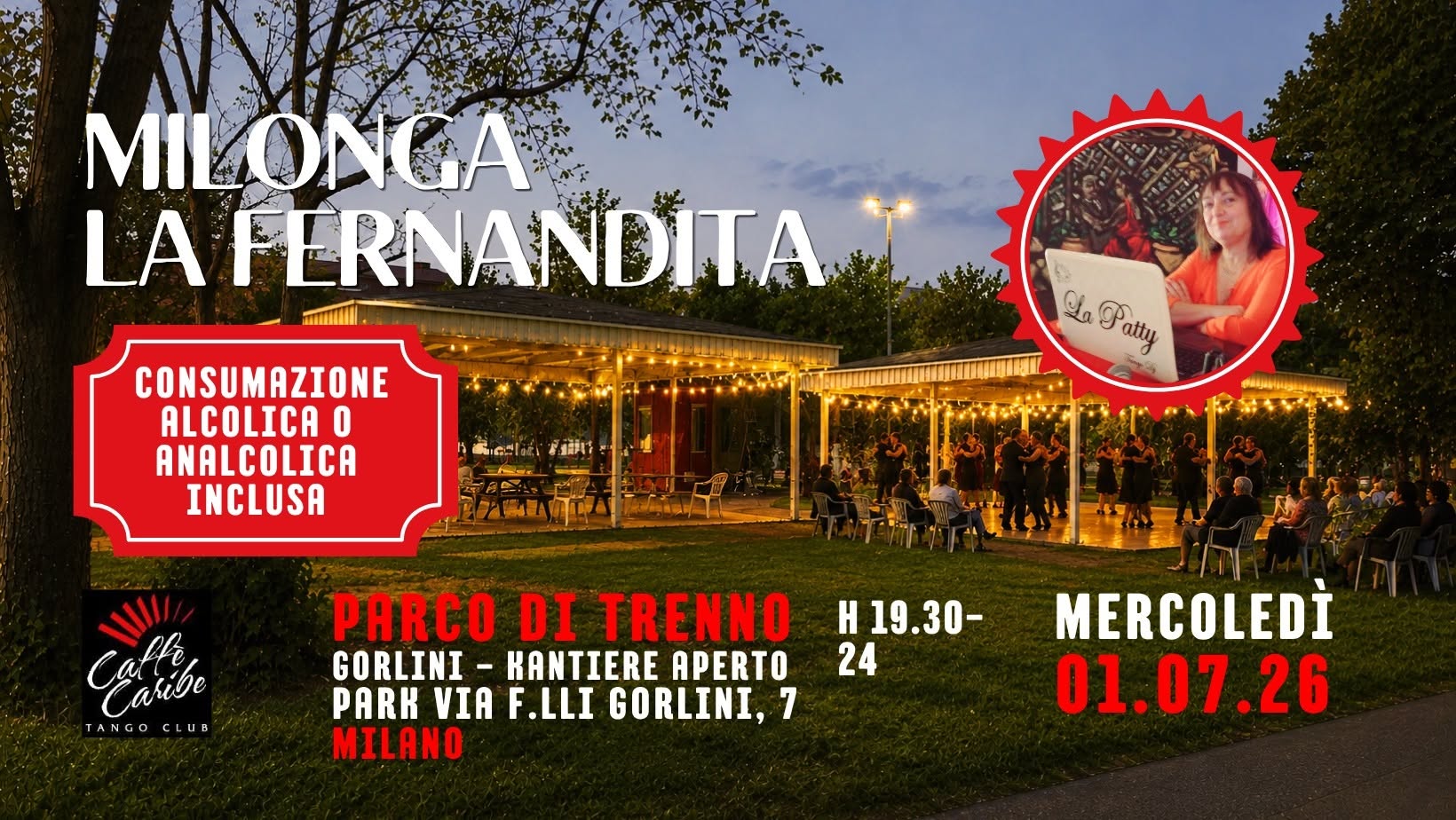 II APPUNTAMENTO DELLA FERNANDITA, IL TUO ANGOLO DI TANGO NEL VERDE! TDJ LA PATTY!