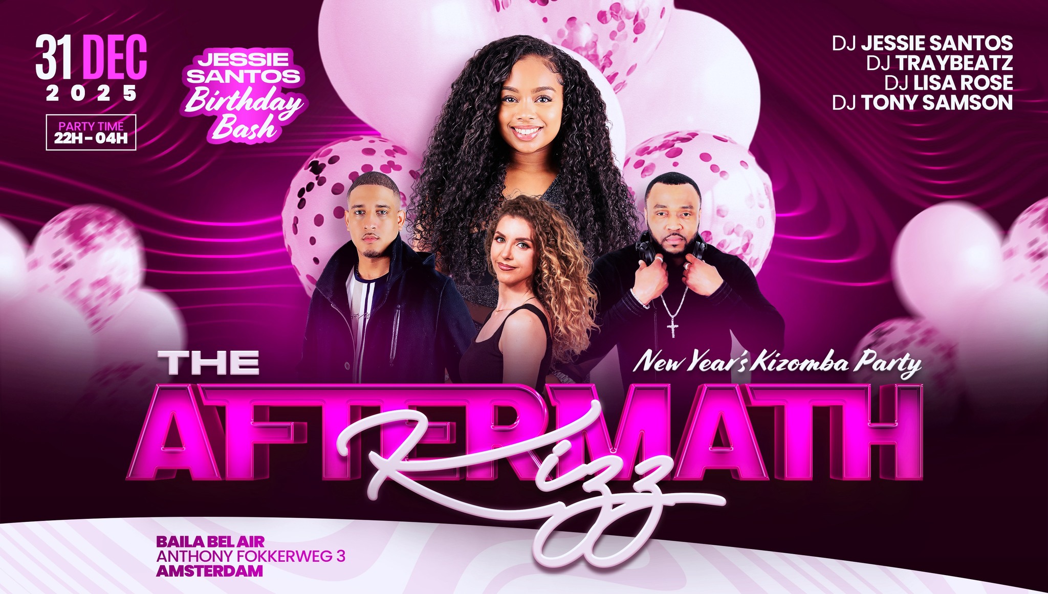 The Aftermath Kizz New Year’s Kizomba Party _B_Bash🎉🍾