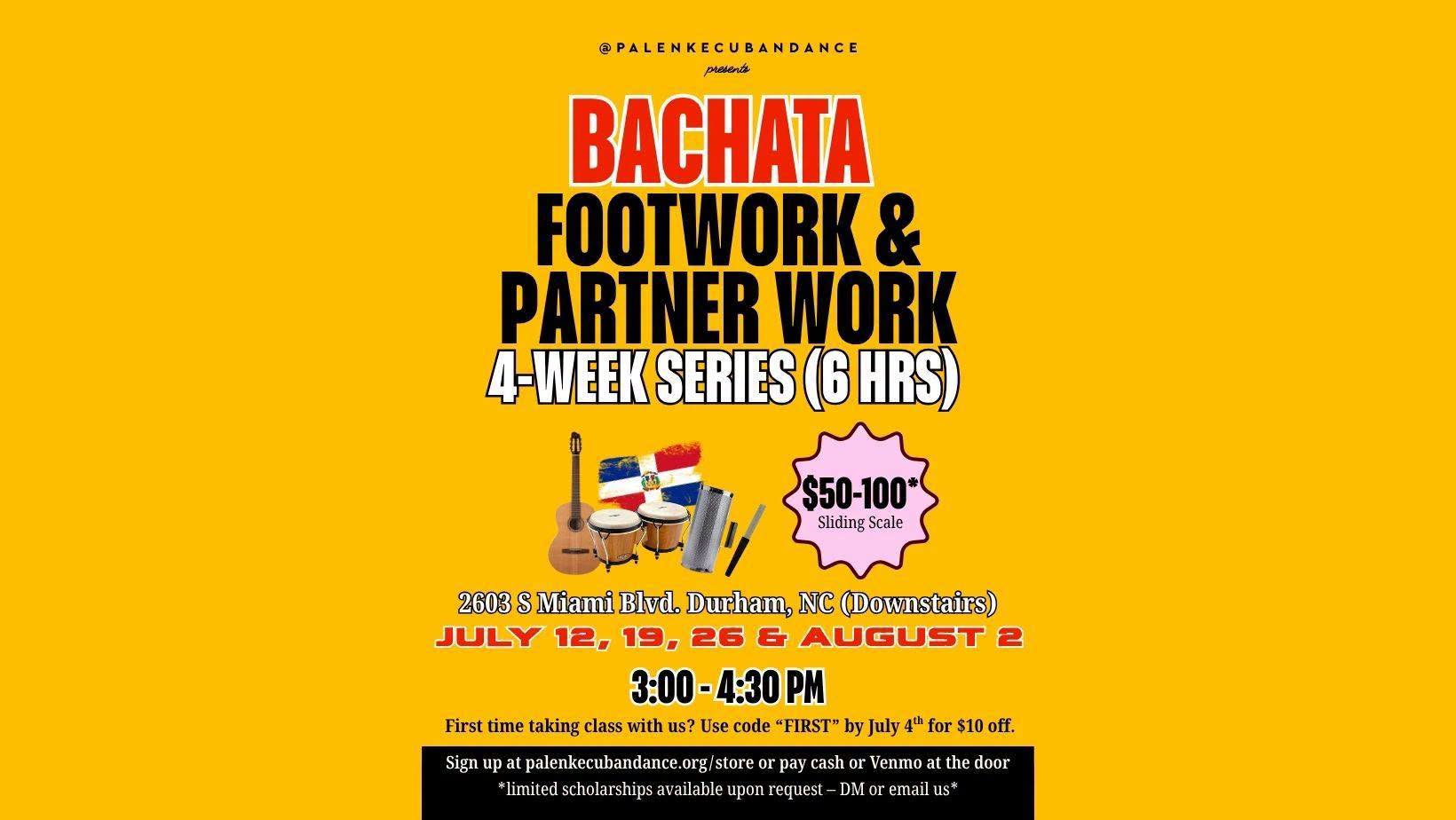 Bachata 🇩🇴 Footwork & Partner Work Series