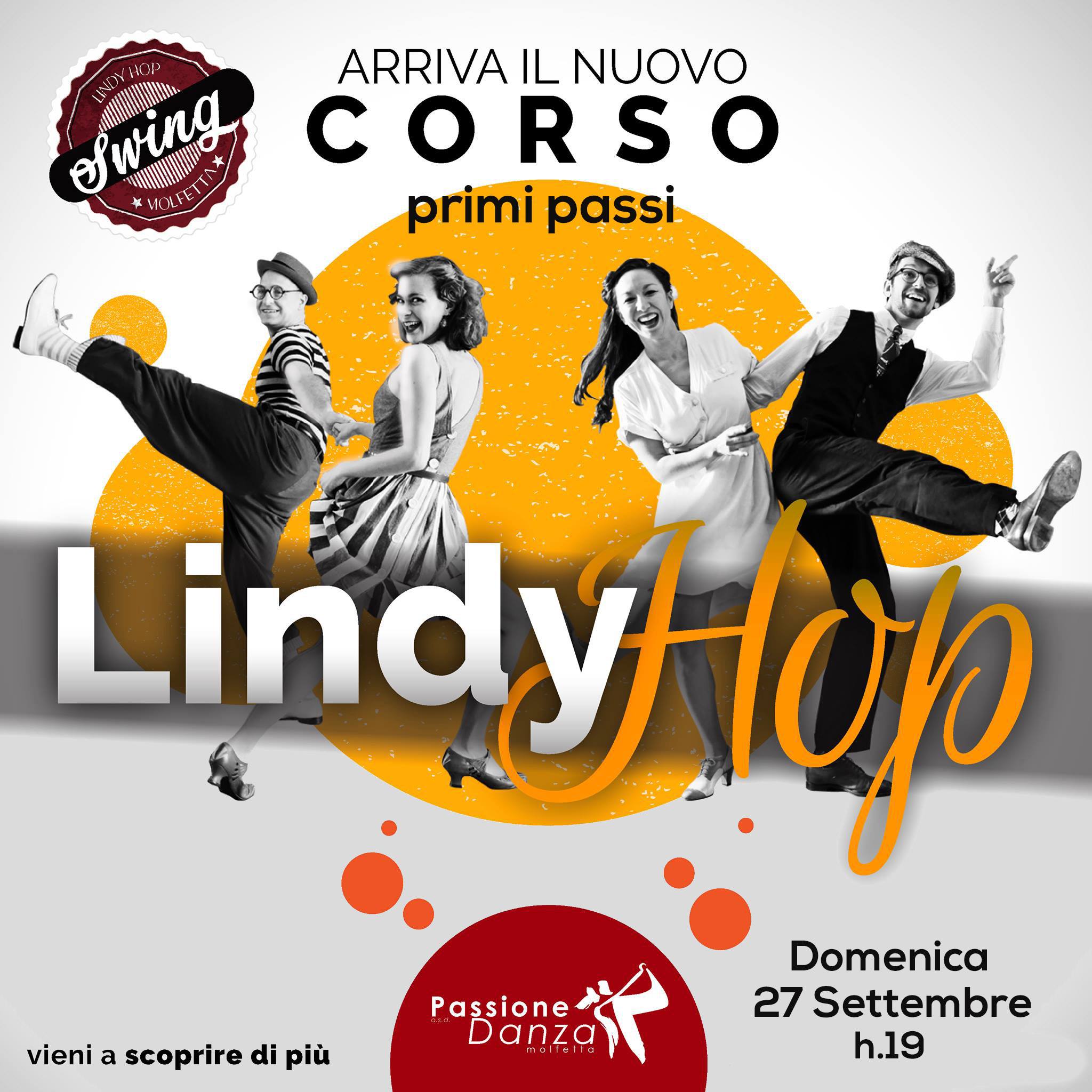 Lezione prova primi passi Lindy Hop
