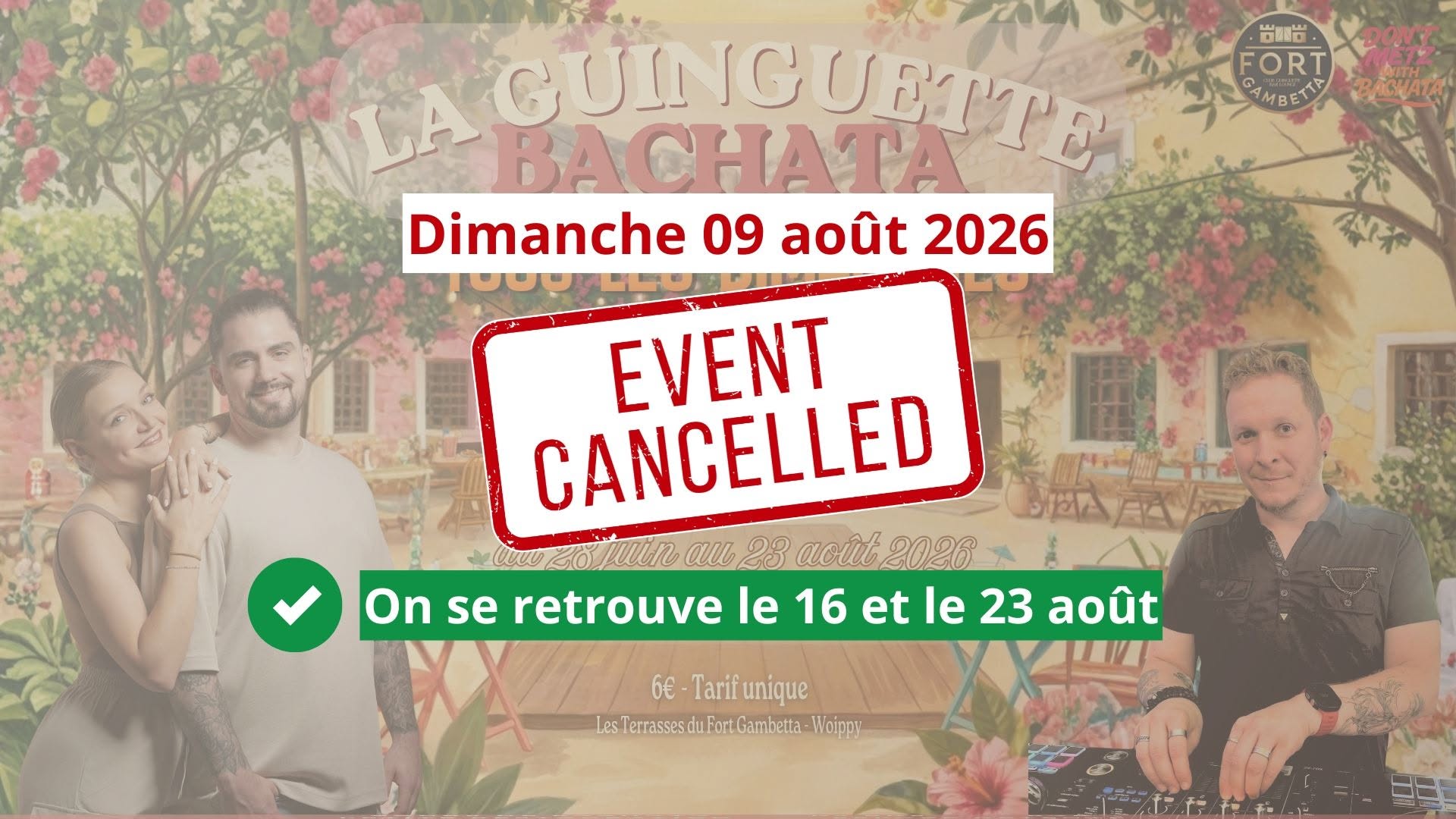 La Guinguette Bachata @ Fort Gambetta - Woippy Metz 🌼🌸
