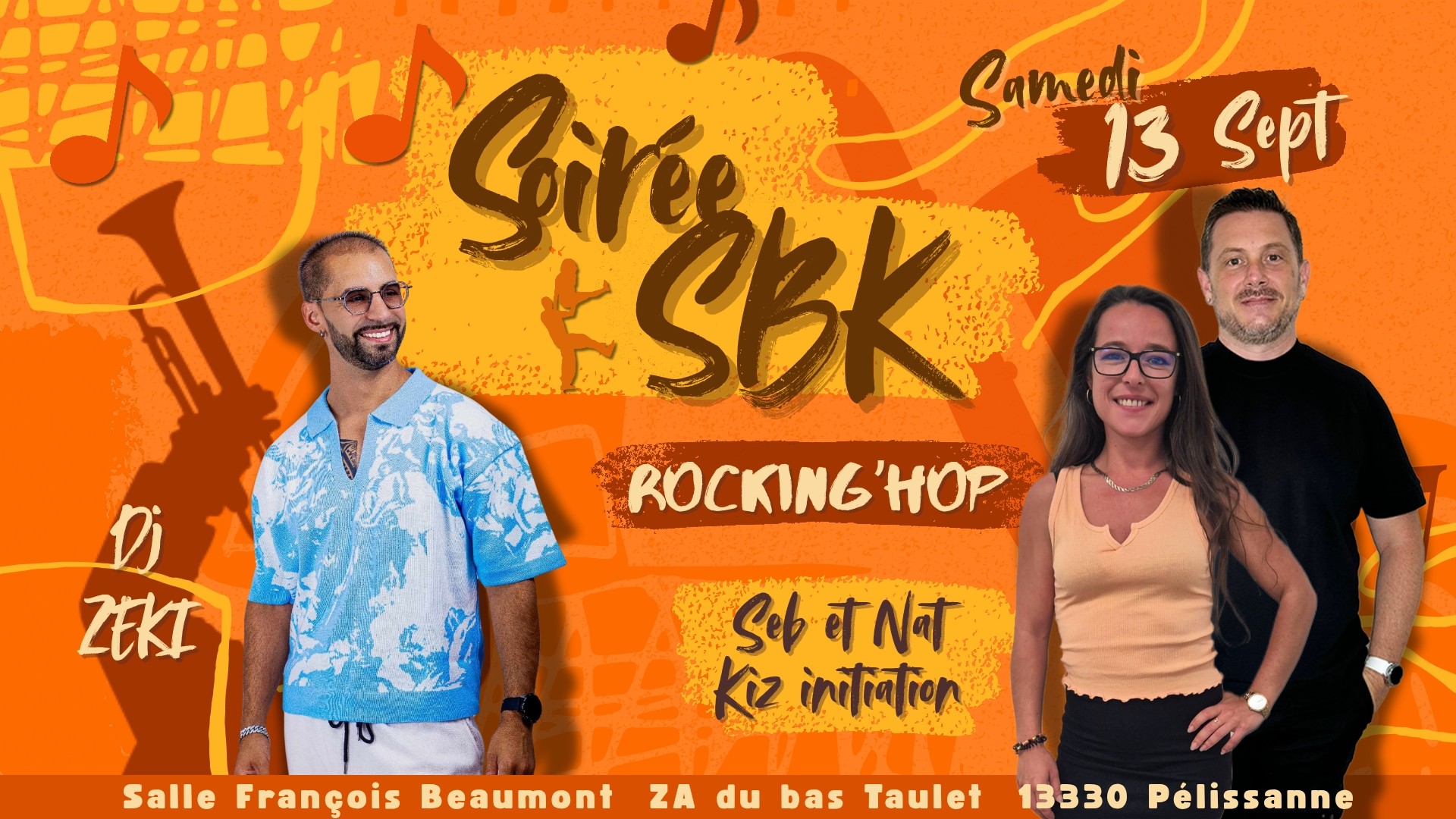Soirée SBK samedi 13 septembre
