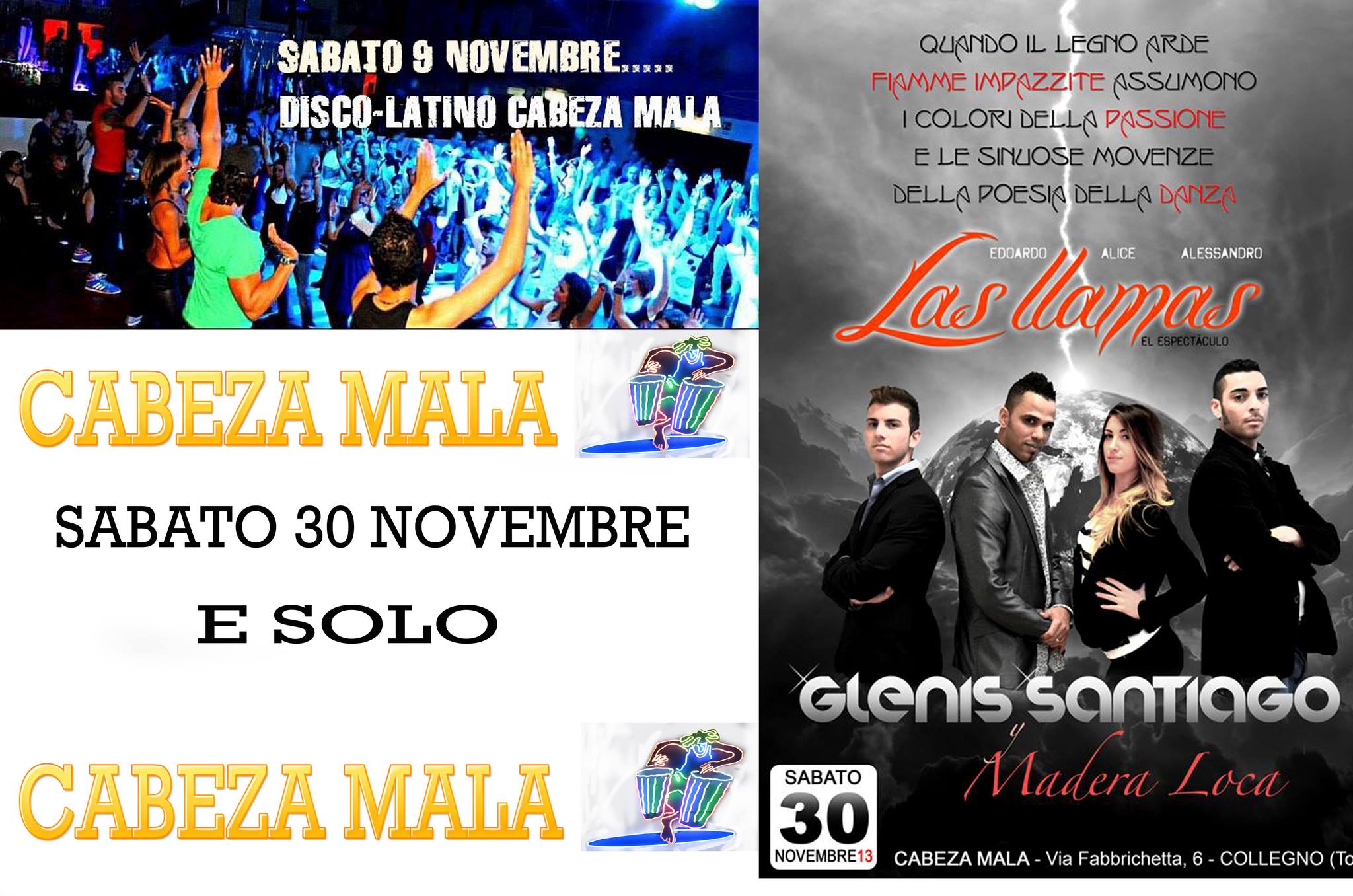 DISCOTECA CABEZA MALA 30-NOVEMBRE-2013