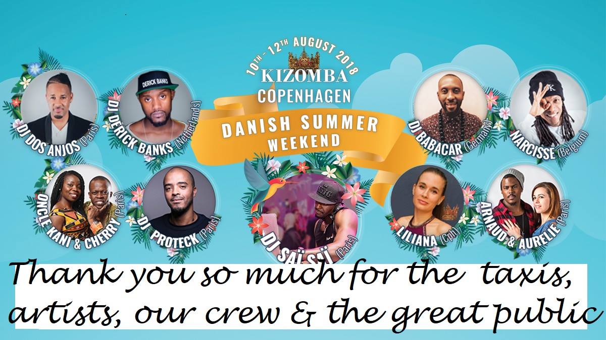 Danish Summer Kizomba Weekend 2018 - Official Event
