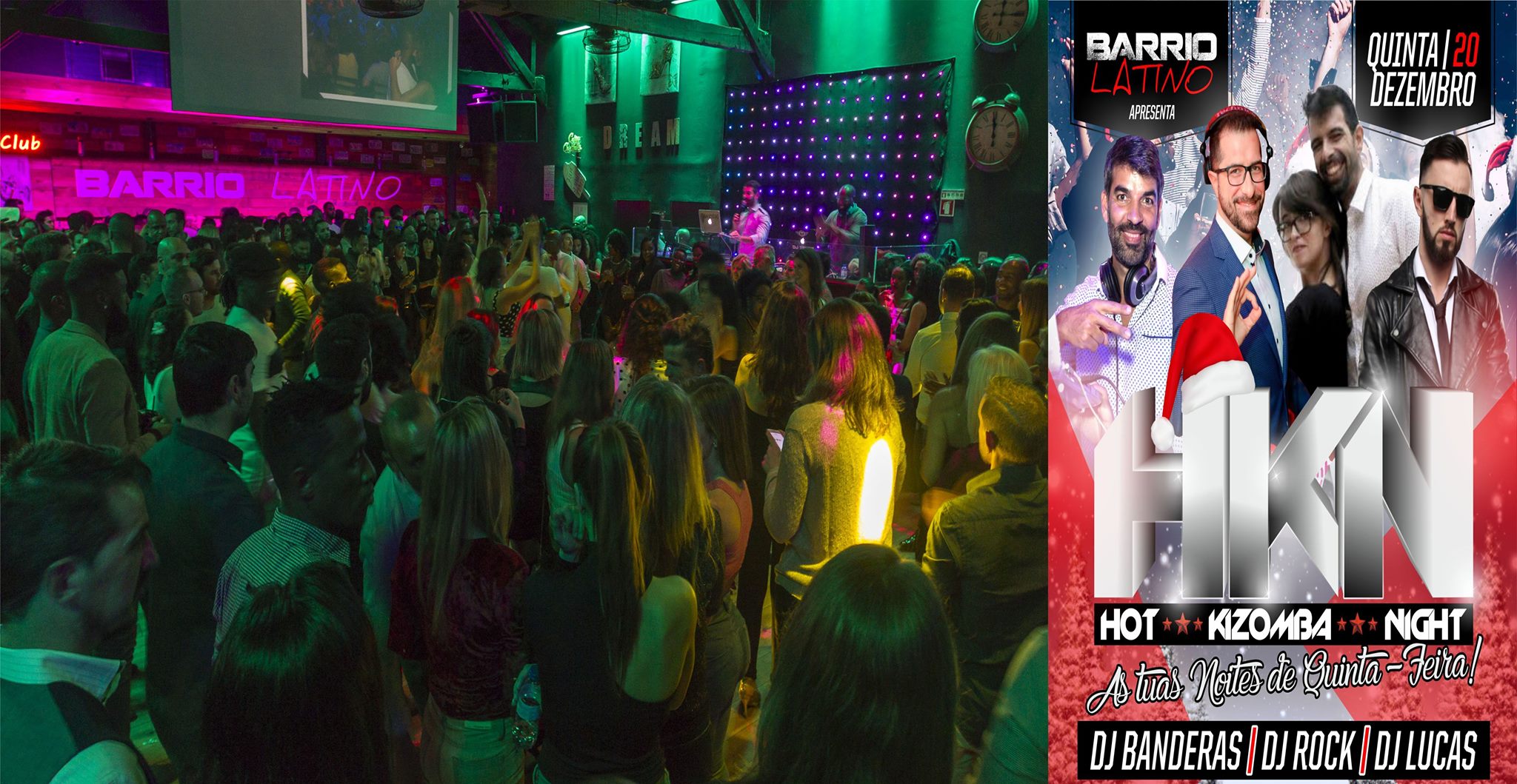 HOT Kizomba NIGHT - Quinta 20 de Dezembro no Barrio Latino