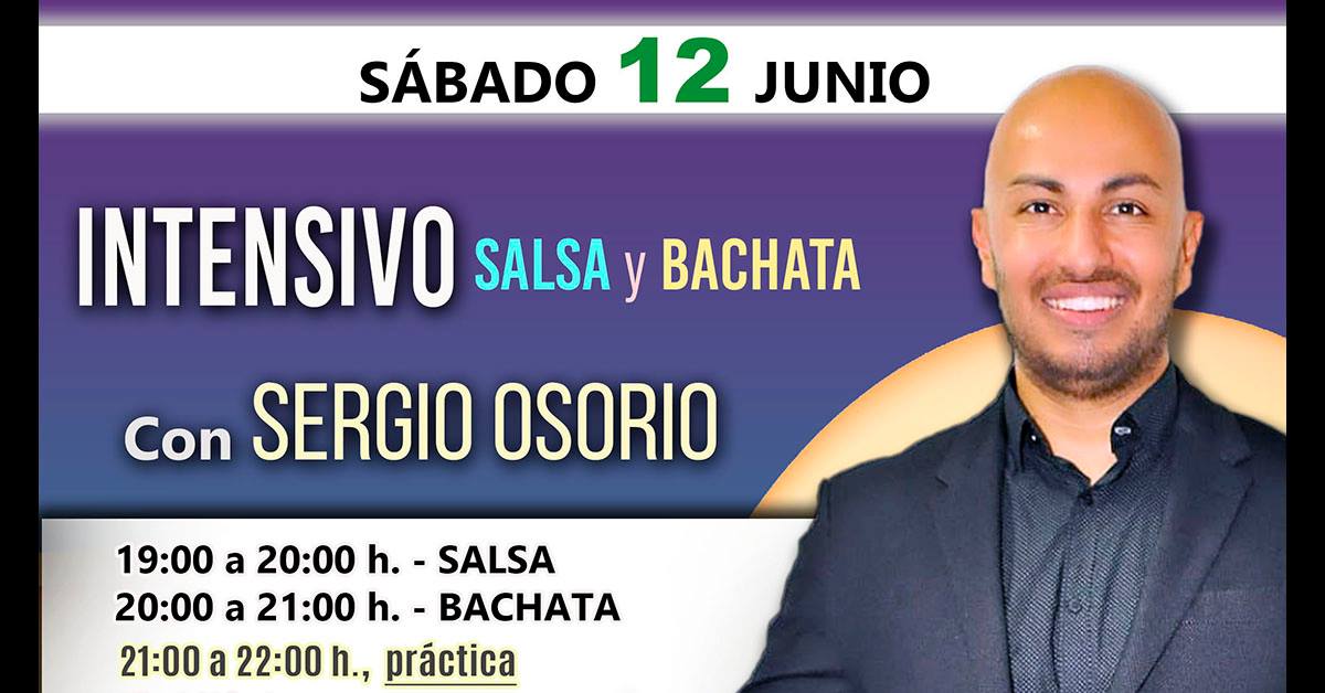 Intensivo de salsa y bachata, con Sergio Osorio, en Sabor y Baile