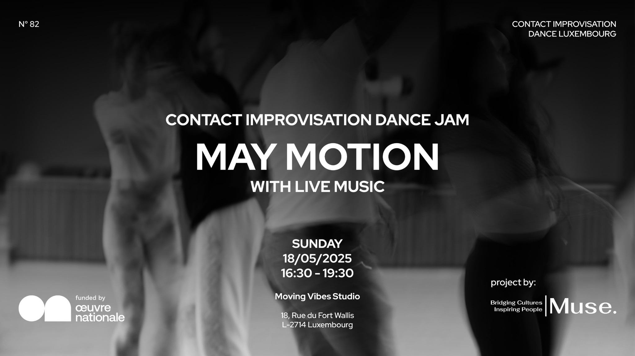 MAY MOTION Contact Improvisation Dance Jam with Live Music