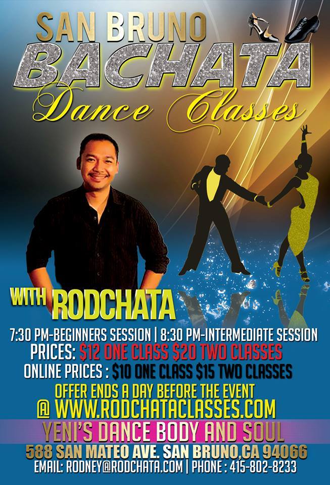Bachata Dance Thursday Classes San Bruno