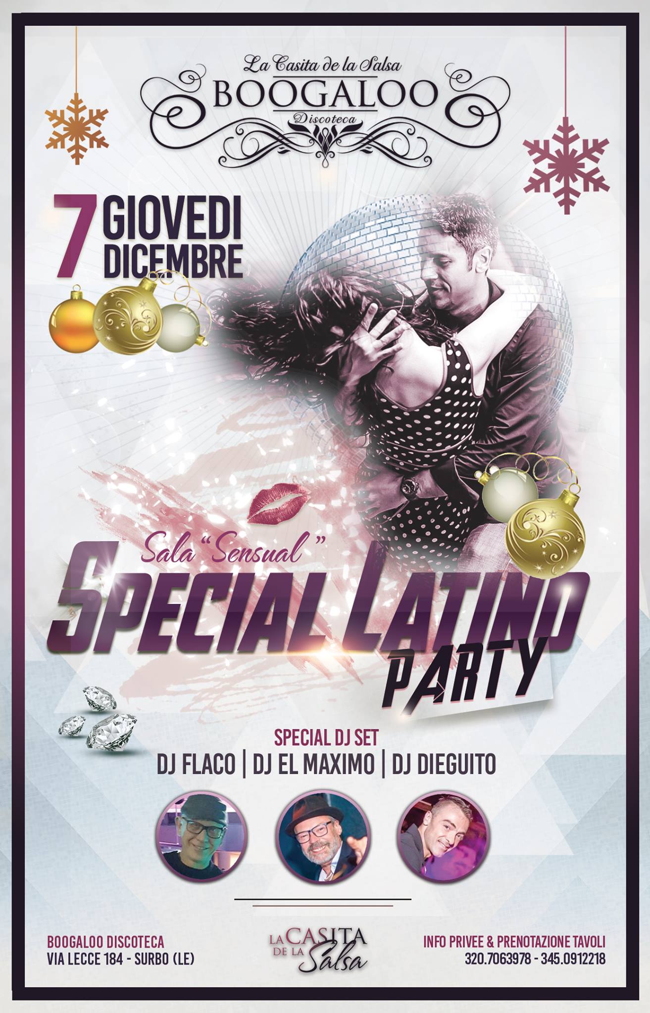 Boogaloo Special Latino Party Night Giovedì 7 Dicembre