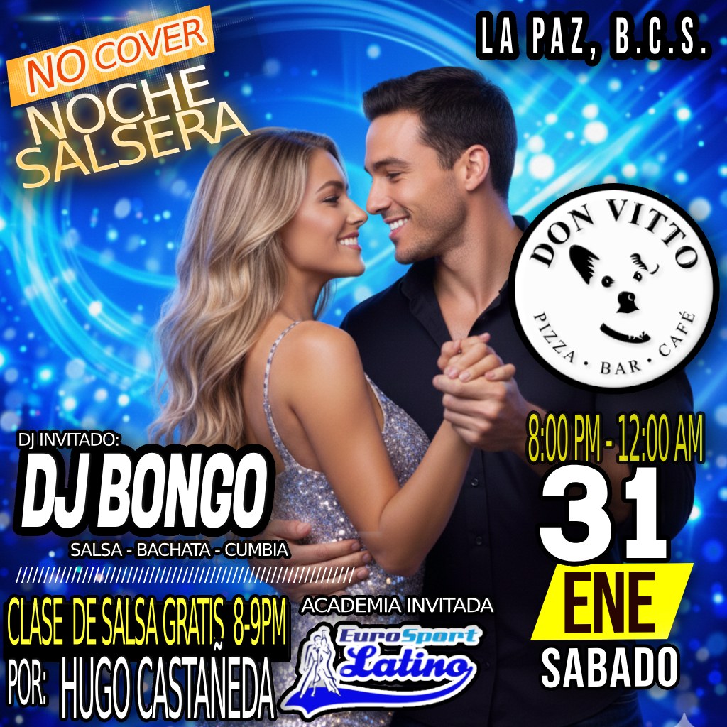 🔥 NO COVER NOCHE SALSERA -LA PAZ BCS-🔥