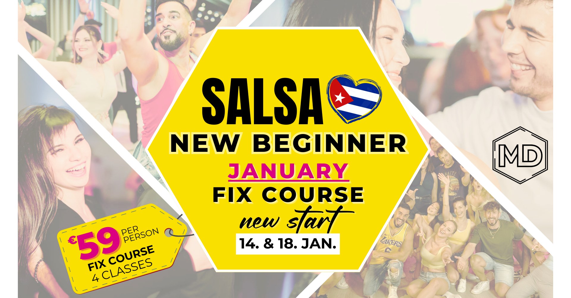 SALSA CUBANA BEGINNER COURSE Wednesdays or Sundays
