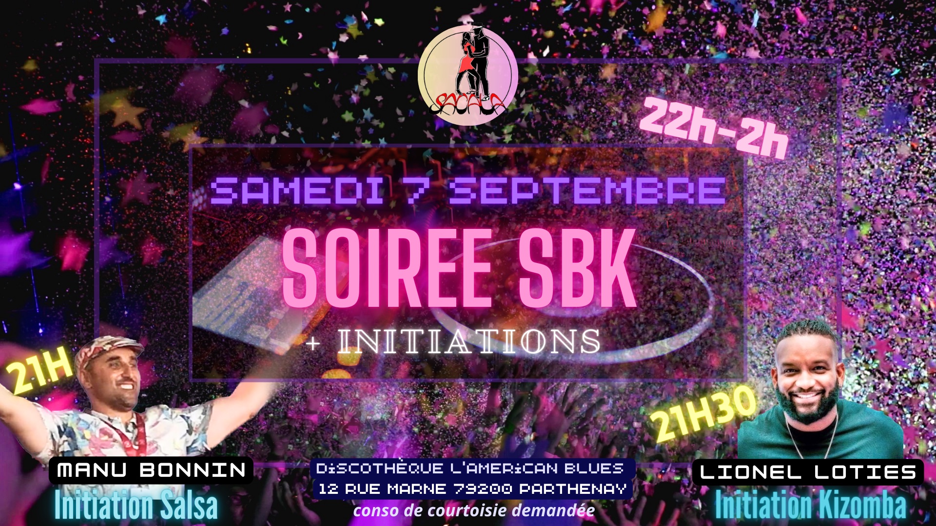 Initiations Soirée Salsa Bachata Kizomba