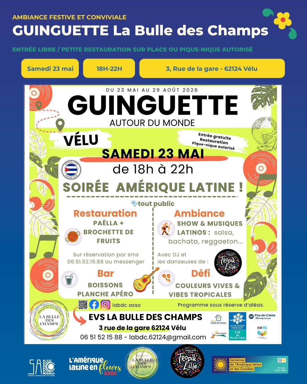 Guinguette aux couleurs de l'Amérique latine