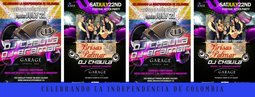 Fiesta de Independencia Colombiana & Festival Latino After Party