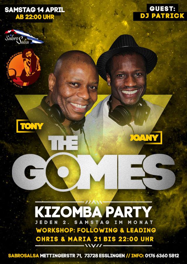 THE GOMES die Kizomba Party Esslingen