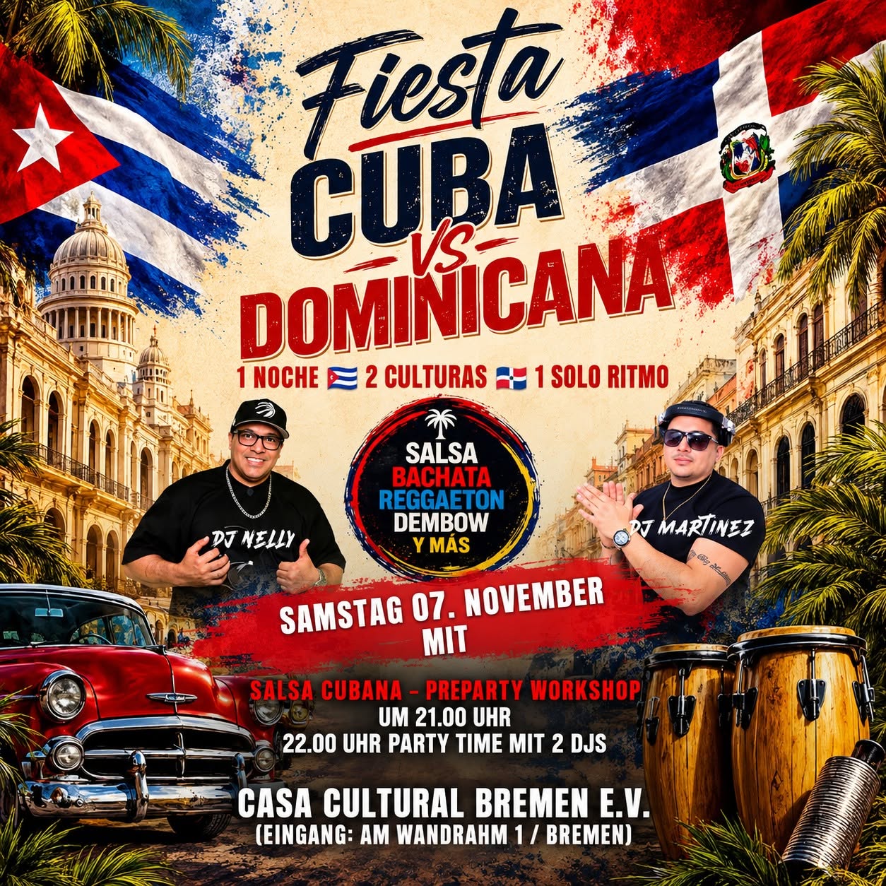 Fiesta🇨🇺Cuba & 🇩🇴Dominicana🔥🔥