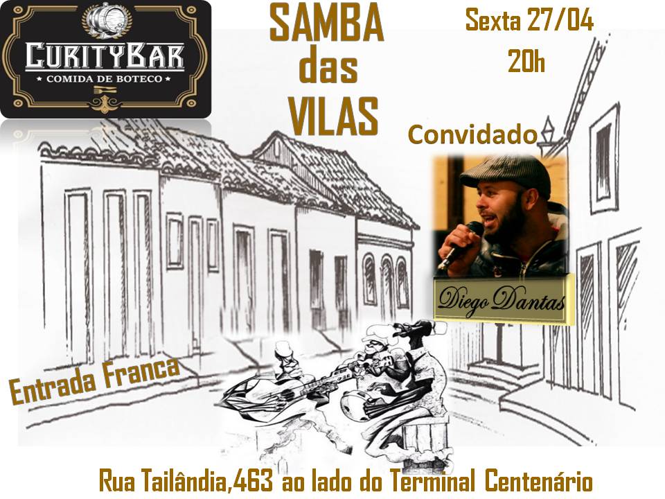 Samba das Vilas convida Diego Dantas