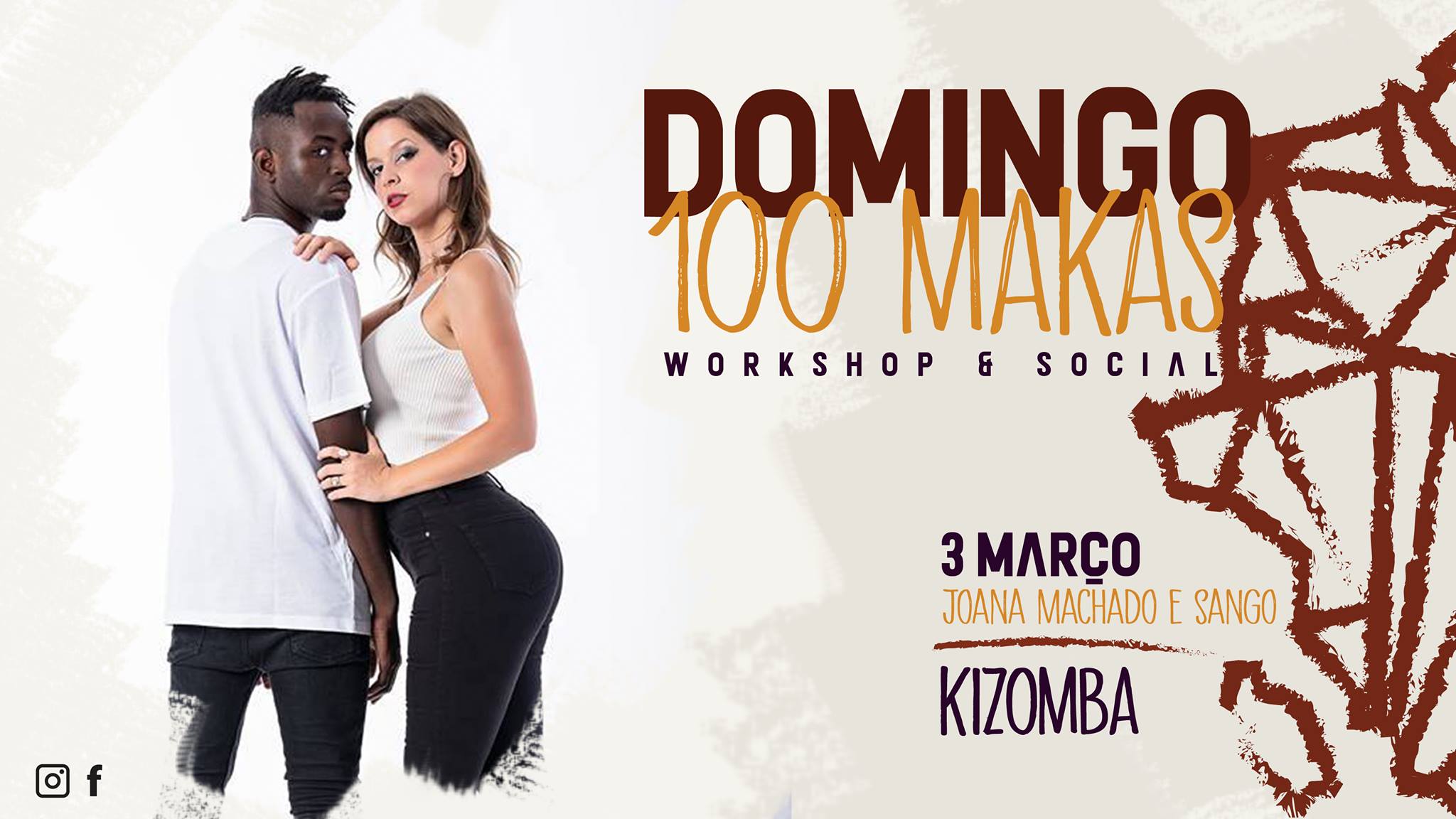 Domingos 100 Makas - Kizomba - Joana Machado & Sango