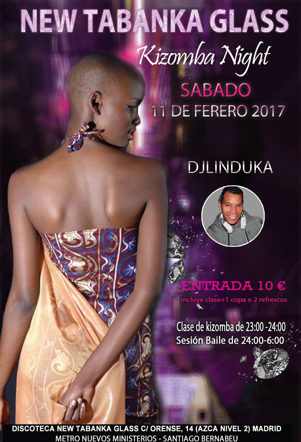 Kizomba Night en New Tabanka - Sábado 11 de Febrero de 2017
