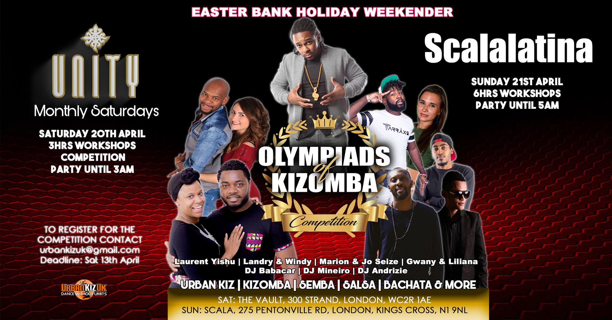 Unity: Olympiads of Kizomba Competition Edition & Scalalatina