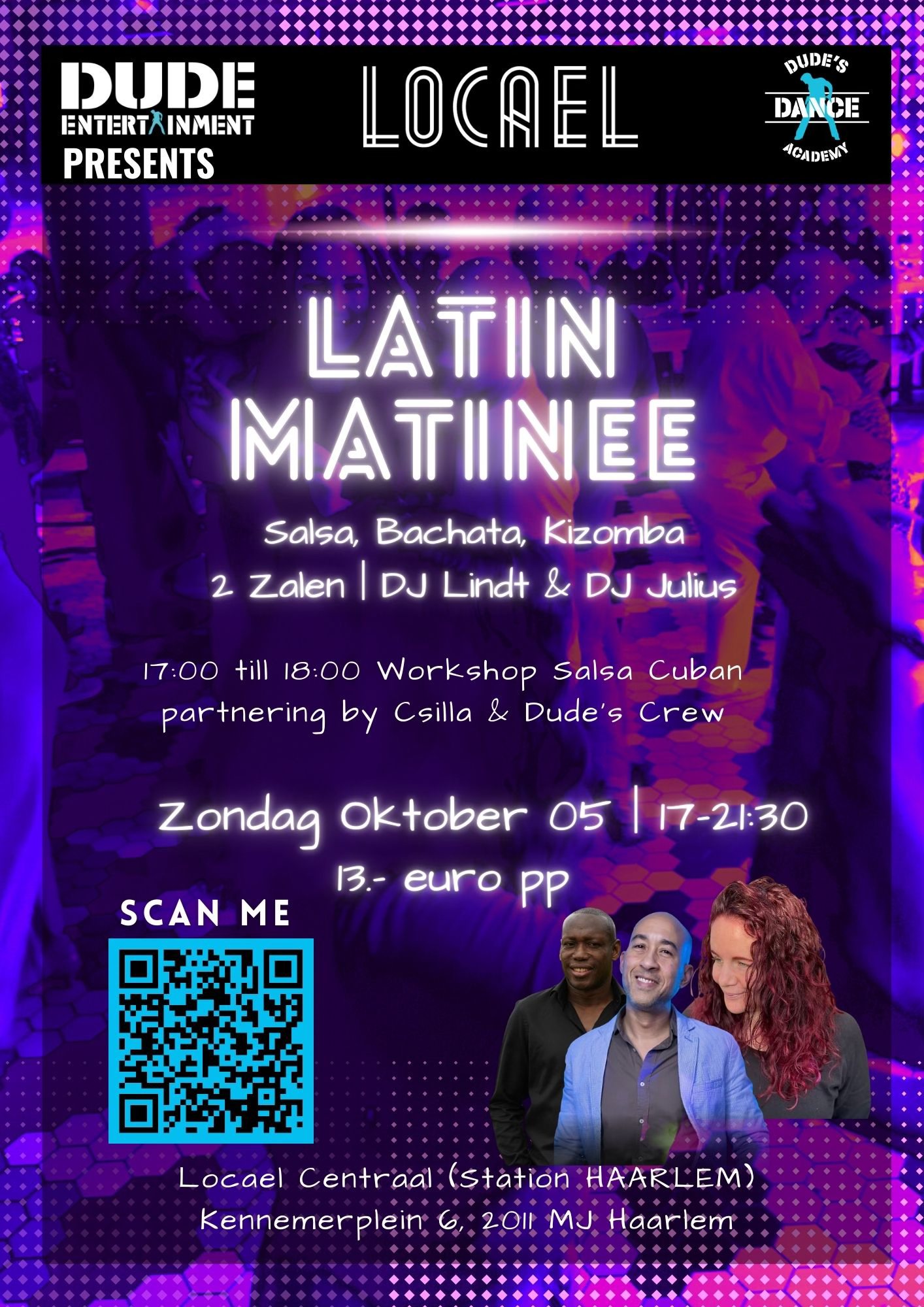 Latin Matinee @The Haarlem Station Locael Centraal Met 2 zalen