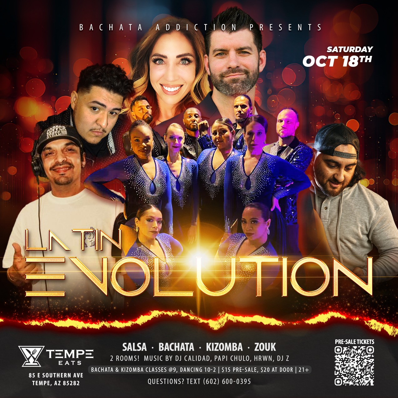Latin Evolution October Edition 2 Rooms! Salsa, Bachata, Kizomba & Zouk!