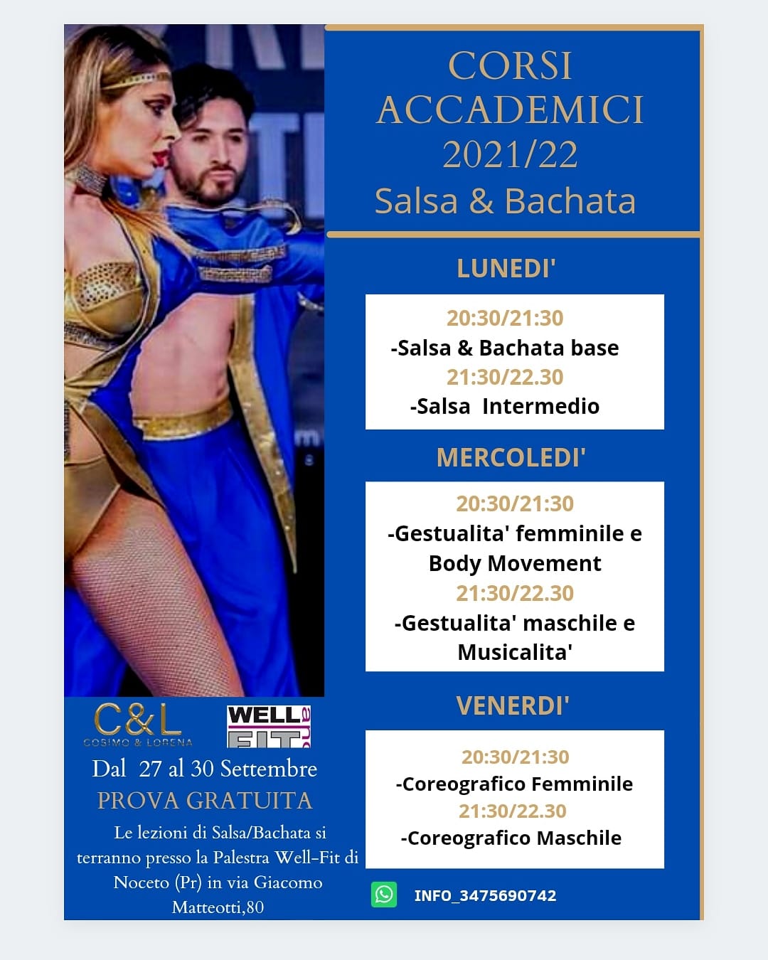 OPEN-DAY Corsi Salsa&Bachata