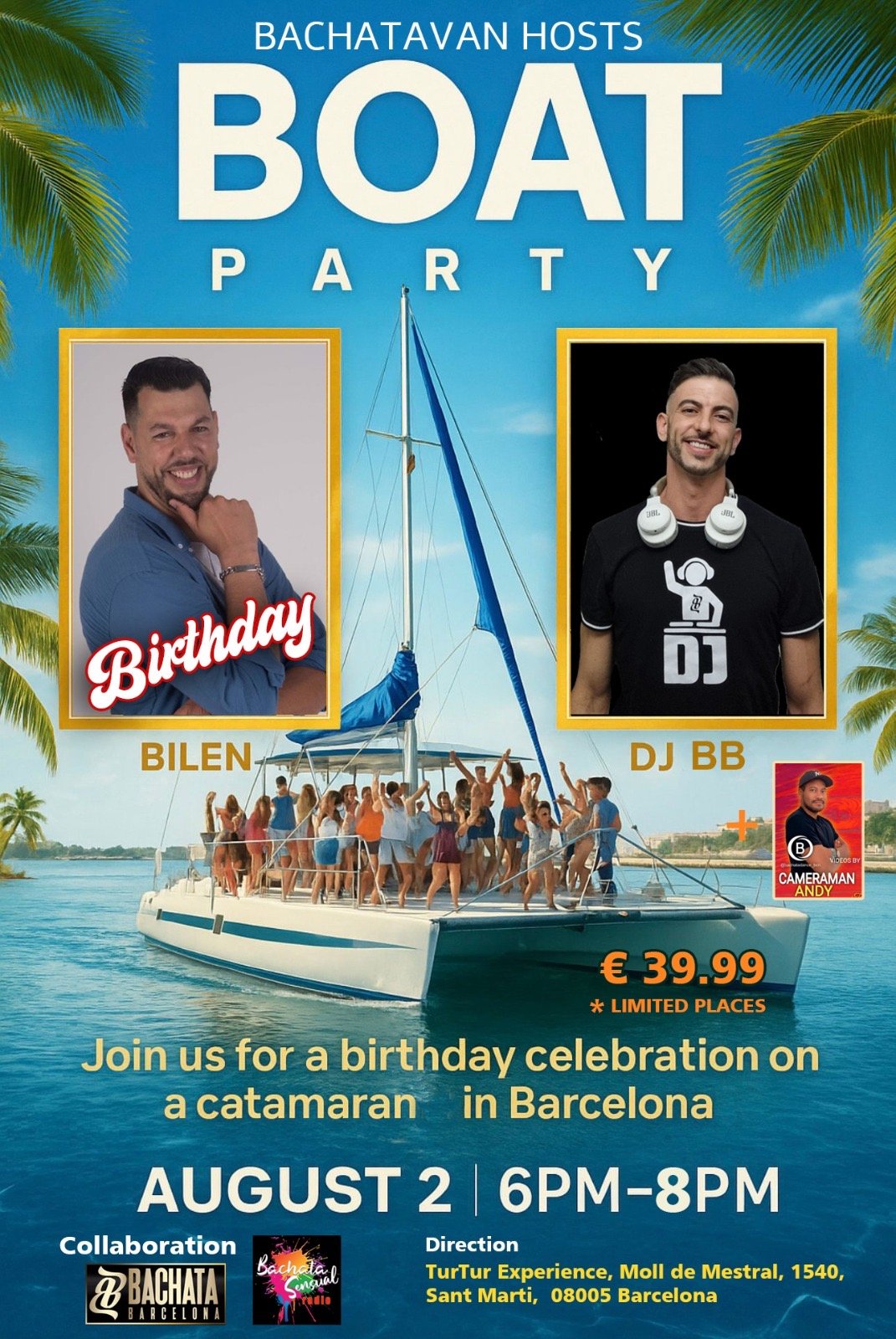 BachataVan Hots Boat Party - Bilen Birthday
