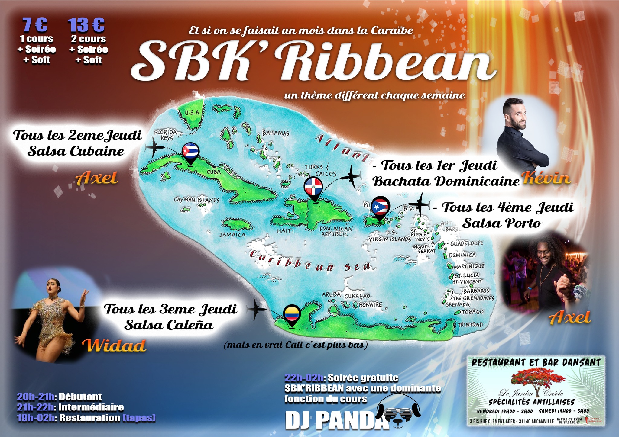 Soirée SBK'Ribbean - Edition voyage