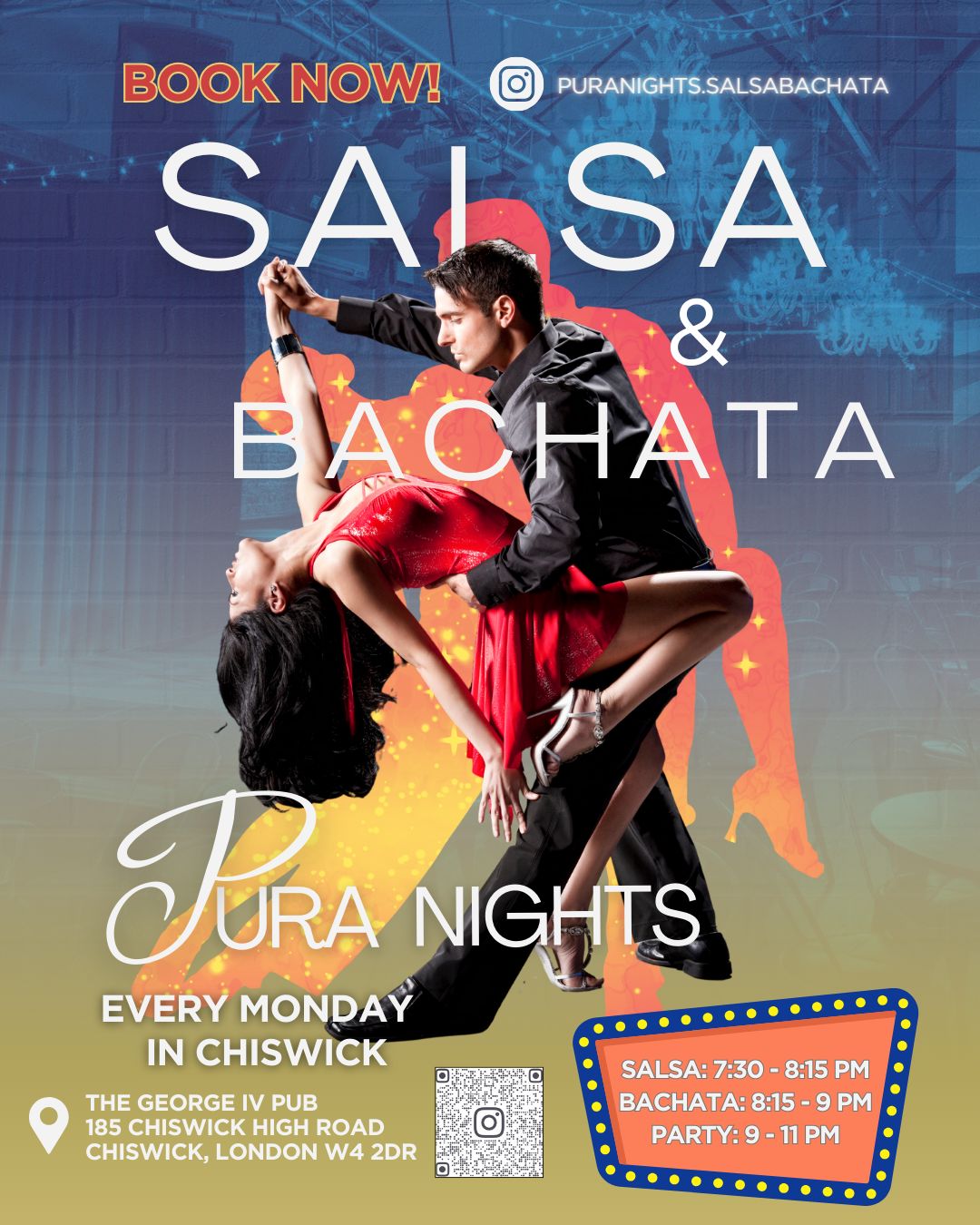 Pura Nights Salsa & Bachata - Chiswick on Mondays