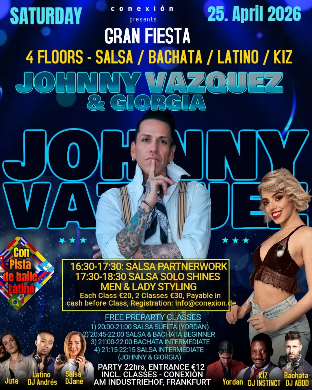 Conexion - Gran Fiesta mit Johnny Vazquez