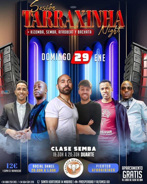 Tarraxinha Night Madrid-Especial Semba 🕺🏼🇦🇴🫶🏽