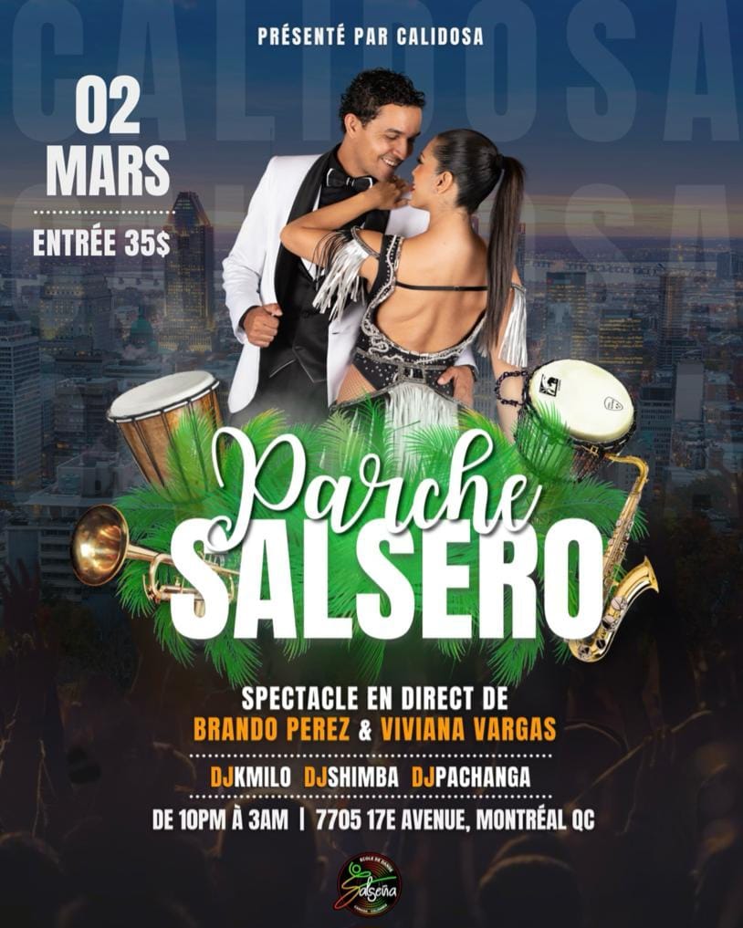 SOIRÉE CALIDOSA PRÉSENTE EL PARCHE SALSERO