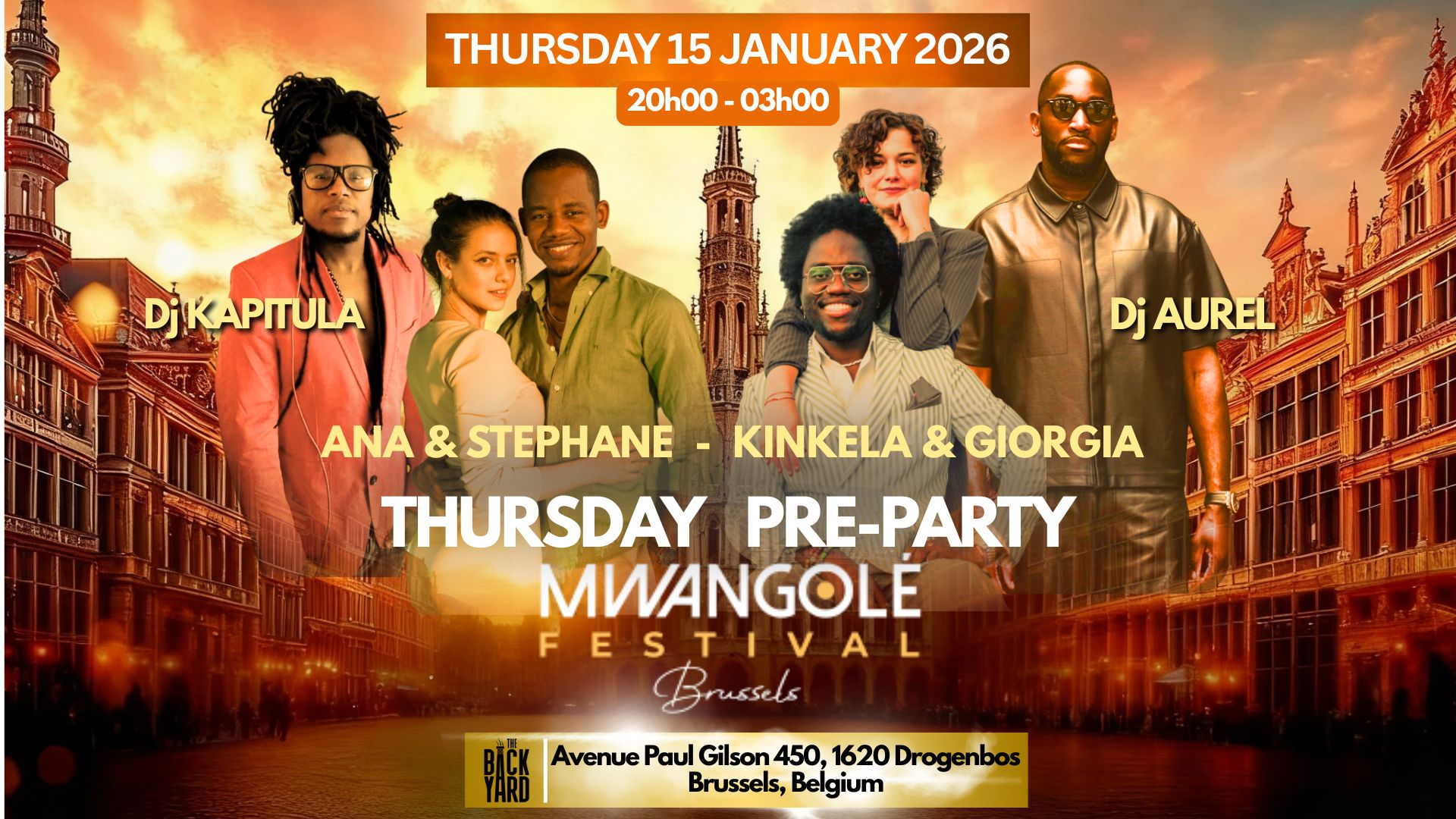 Pre-party Mwangolรฉ Festival Brussels 2026